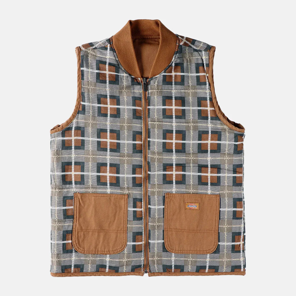 DICKIES X Thrasher Vest Brown Duck – Medium Skateshop