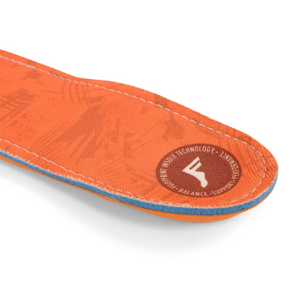Footprint Insoles Orthotic Camo Orange