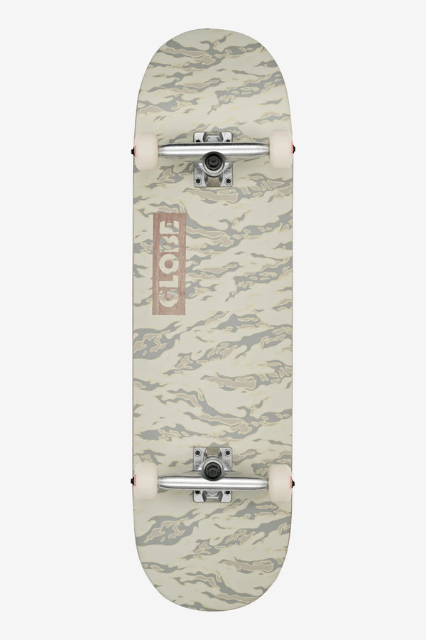 GLOBE Goodstock Vintage White Camo Komplett Gördeszka; 8.75"