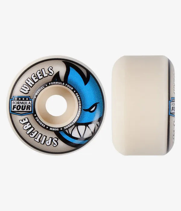 SPITFIRE FORMULA FOUR RADIAL NATURAL/BLUE 99D; 56MM