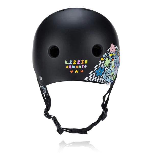 187 Killer Pads Certified Helmet Lizzie Black/Floral Adult; S/M