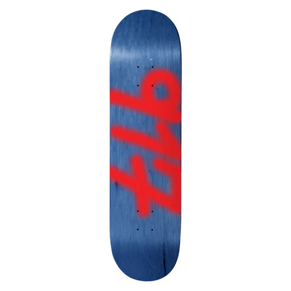 Call Me 917 Spray Red Slick Deck; 8.25"