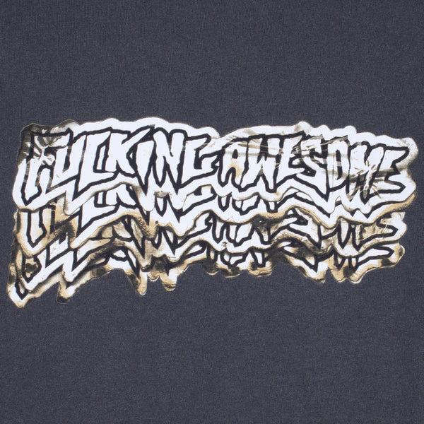 Fucking Awesome Sticker Logo Burn Tee Pepper