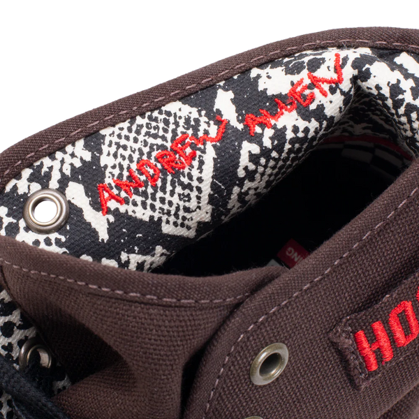 HOCKEY X VANS SKATE AUTHENTIC HI HOCKEY BROWN SNAKE