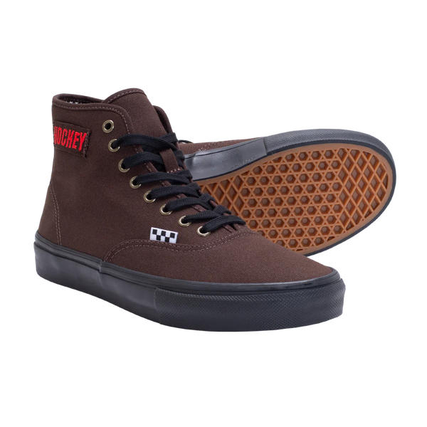 HOCKEY X VANS SKATE AUTHENTIC HI HOCKEY BROWN SNAKE