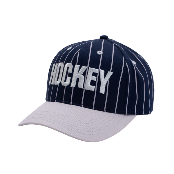 HOCKEY Pinstriped Hat Navy