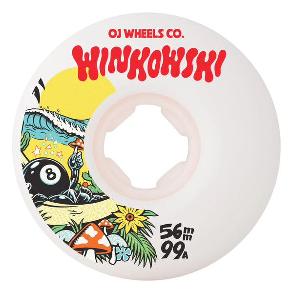 OJ Gördeszka Kerék Winkowski Mush Elite Mini Combo 99AA WHITE; 56MM