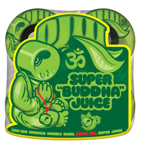OJ WHEELS CruZen Marble Swirl 78A Emerald; 60 MM