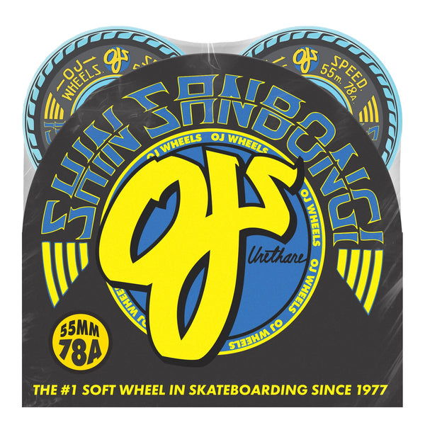 OJ Soft Wheels Super Juice Shin Sanbongi Blue 78A; 55 MM