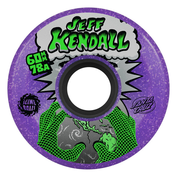SLIME BALLS Wheels Kendall End Of The World Purple 78A; 60 MM