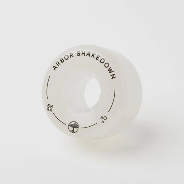 ARBOR LONGBOARDS Shakedown Wheel 80A Ghost White; 58 MM