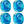 Load image into Gallery viewer, Spitfire Gördeszka Kerék Sapphires Clear Blue 90D; 56 MM
