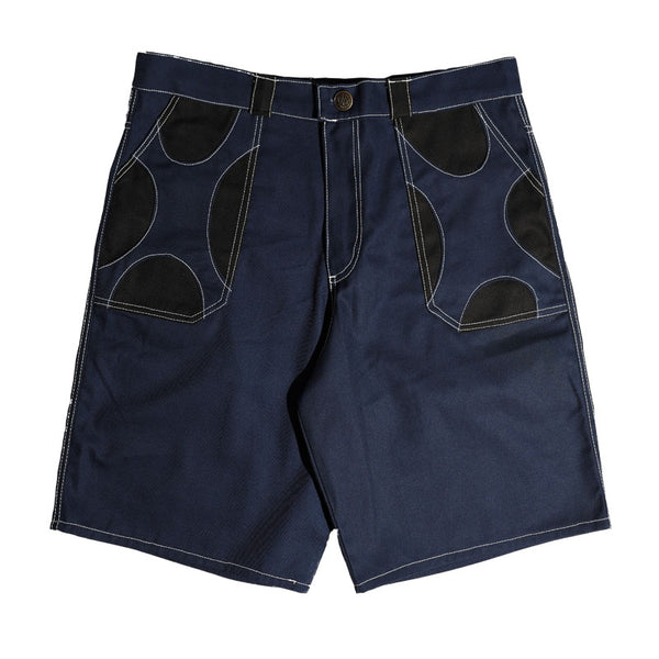 524R VOID SHORT DARK NAVY WHITE SEAMS