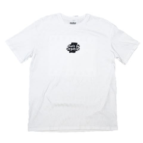 MEDIUM X Bereczka Sándor Negative Tee White