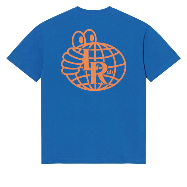LAST RESORT AB Atlas Monogram Tee Royal Blue/Sunset Orange