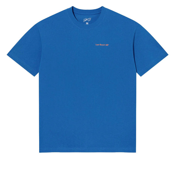 LAST RESORT AB Atlas Monogram Tee Royal Blue/Sunset Orange