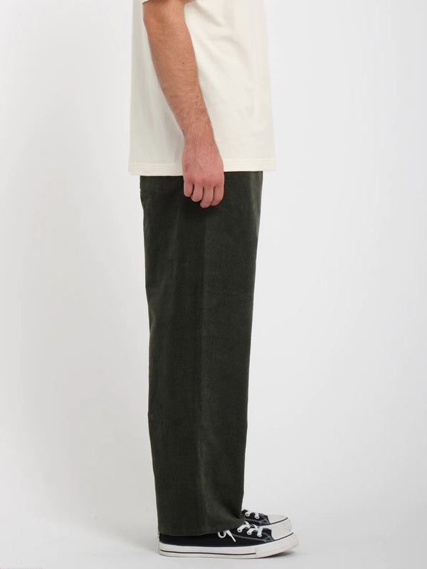 VOLCOM OUTER SPACED CASUAL PANTS SQUADRON GREEN