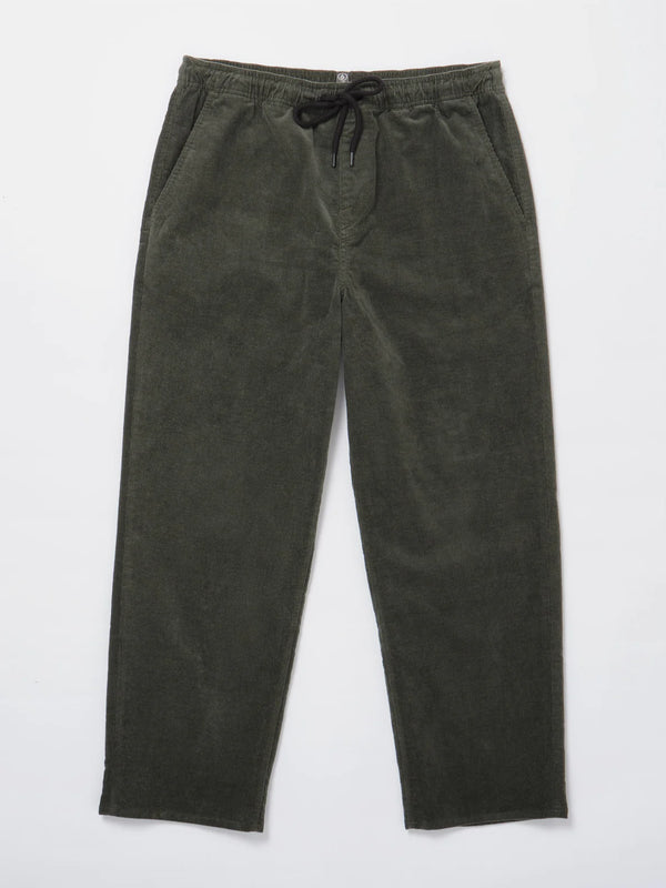 VOLCOM OUTER SPACED CASUAL PANTS SQUADRON GREEN