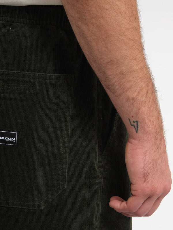 VOLCOM OUTER SPACED CASUAL PANTS SQUADRON GREEN