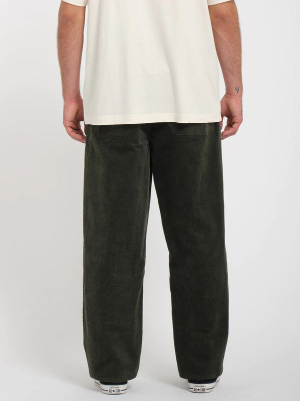 VOLCOM OUTER SPACED CASUAL PANTS SQUADRON GREEN