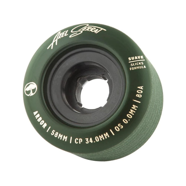 ARBOR LONGBOARDS Signature Wheels Suave Axel Serrat Dark Green 80A; 58 MM