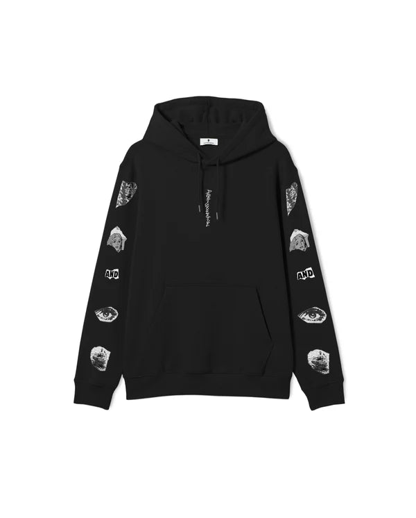 POETIC COLLECTIVE And Arm Hoodie Black