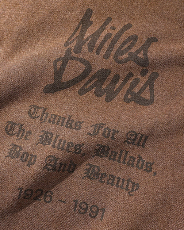 BUTTER GOODS Miles Davis Thanks Zip-Thru Hood Brown