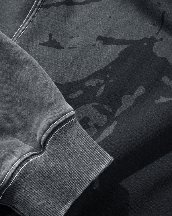 BUTTER GOODS Miles Davis Thanks Zip-Thru Hood Charcoal