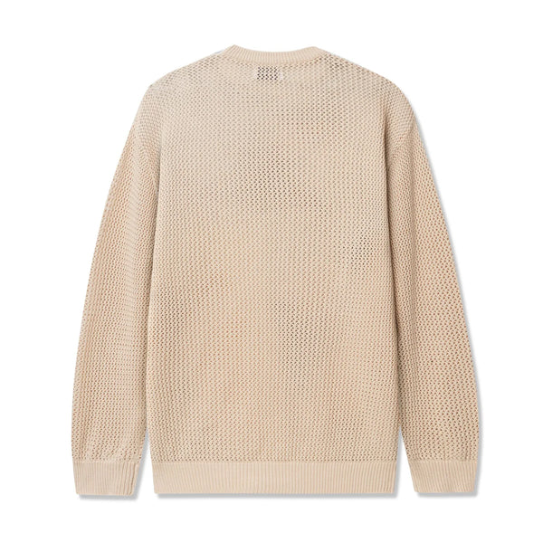 BUTTER GOODS Miles Davis Knit Sweater Cream