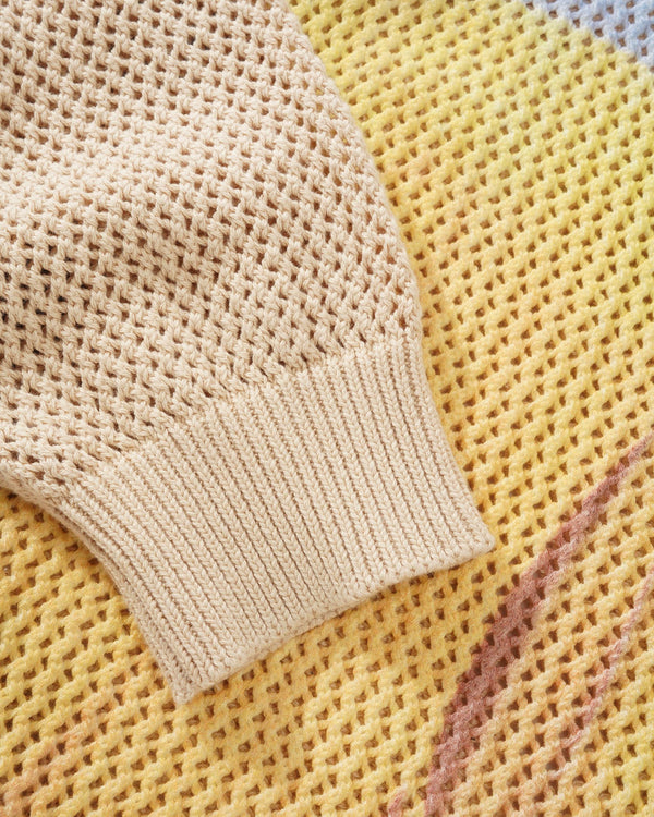 BUTTER GOODS Miles Davis Knit Sweater Cream