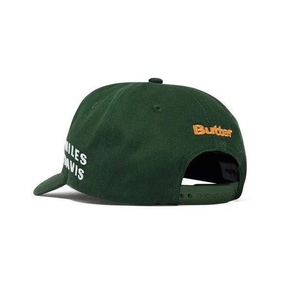 BUTTER GOODS Miles Davis Doo-Bop 5 Panel Cap Forest