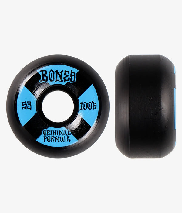 BONES 100 #4 V5 SIDECUT BLACK; 53MM