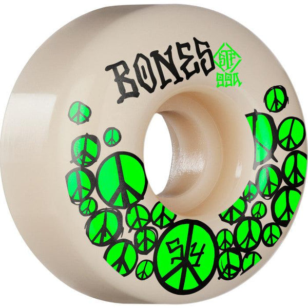 BONES PEACE STF V1 99A GREEN; 54MM