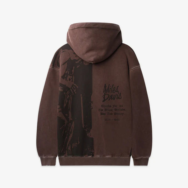 BUTTER GOODS Miles Davis Thanks Zip-Thru Hood Brown