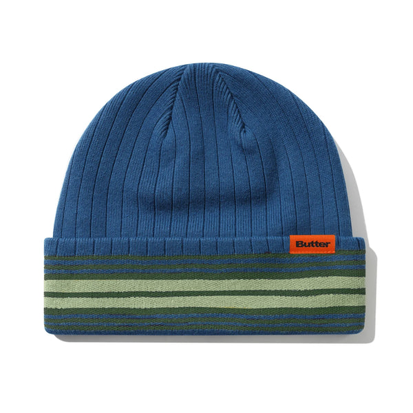 BUTTER GOODS Crest Beanie Ocean; OS