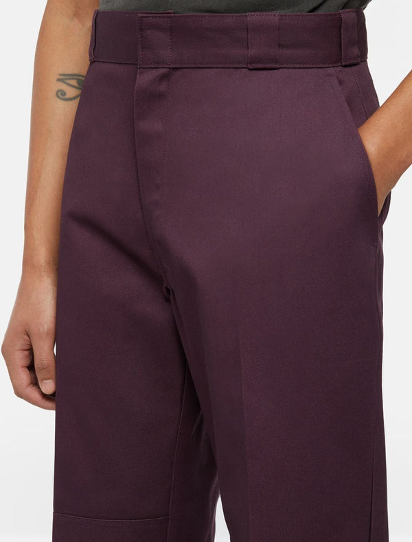 DICKIES Double Knee Work Pants Rec Plum Perfect