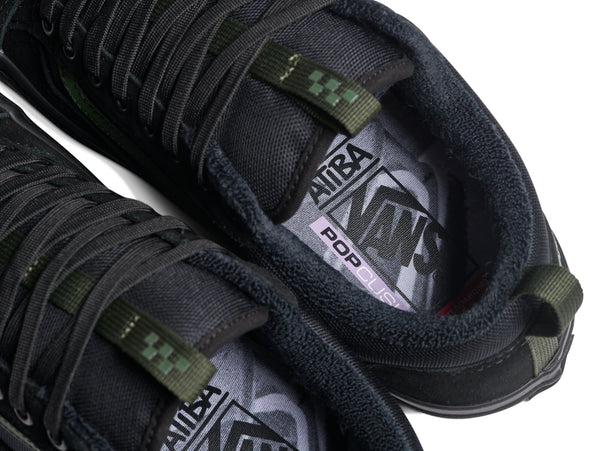 VANS SKATE Old Skool 36+ x Atiba Black/Dark Green