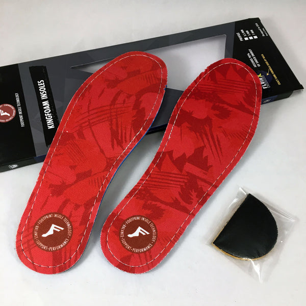 Footprint Insoles Flat 5 mm Camo Red