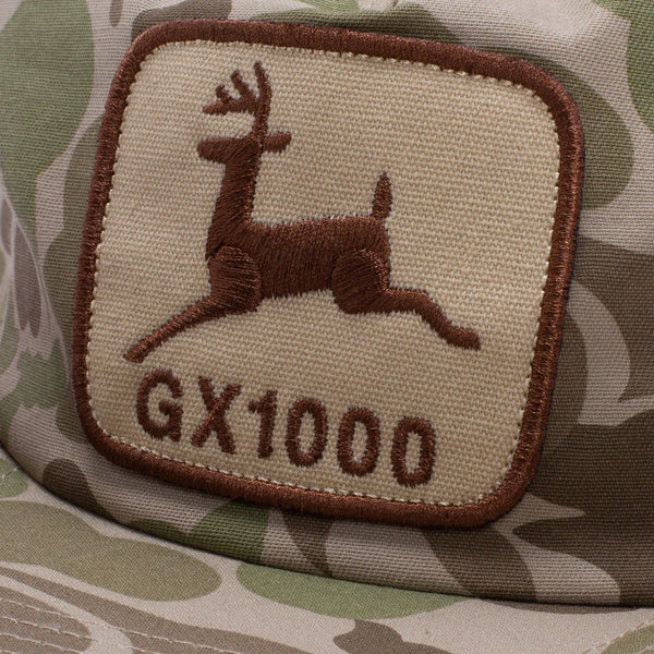 GX1000 - Deer 5 Panel Polo - Old School Camo