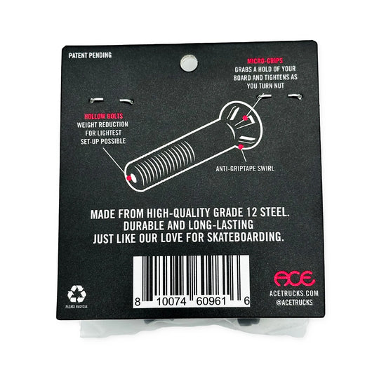 ACE TRUCKS AF1 Hollow Allen Bolts Black; 7/8"