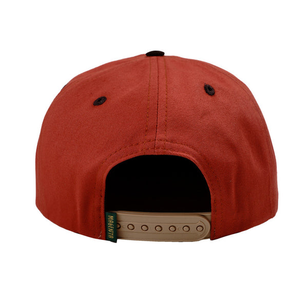 Magenta Québec Snapback Hat Brick