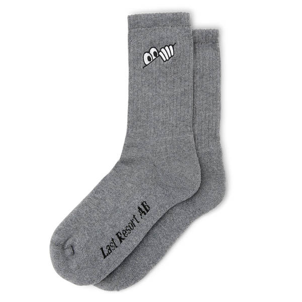 LAST RESORT Eye Socks Grey Melange