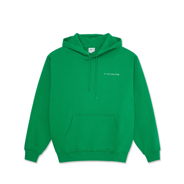 LAST RESORT AB Heads JS Hoodie Kelly Green/White