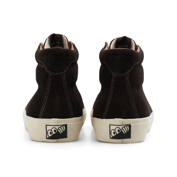 LAST RESORT VM001 SUEDE HI COFFEE BEAN/ WHITE