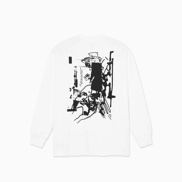 LAST RESORT AB Brain Freeze LS Tee White