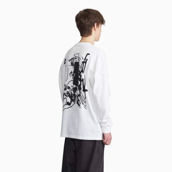 LAST RESORT AB Brain Freeze LS Tee White