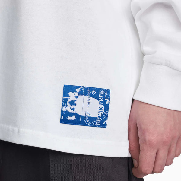 LAST RESORT AB Brain Freeze LS Tee White