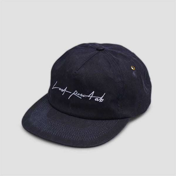 LAST RESORT AB Lo Crown 5-Panel Cap Dark Navy; OS