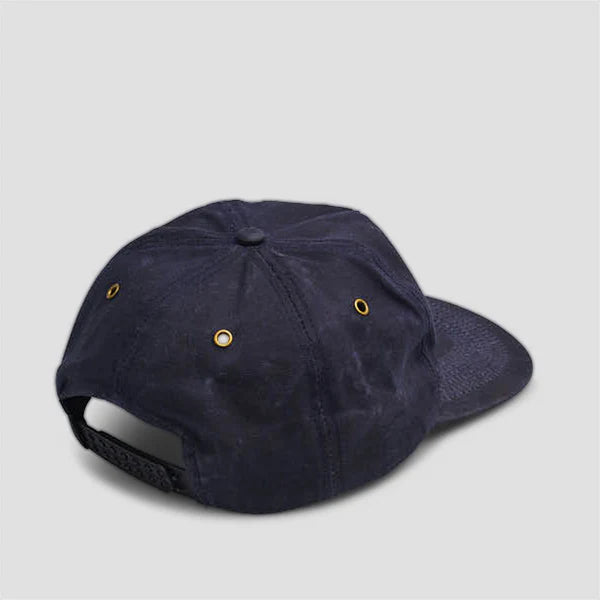 LAST RESORT AB Lo Crown 5-Panel Cap Dark Navy; OS