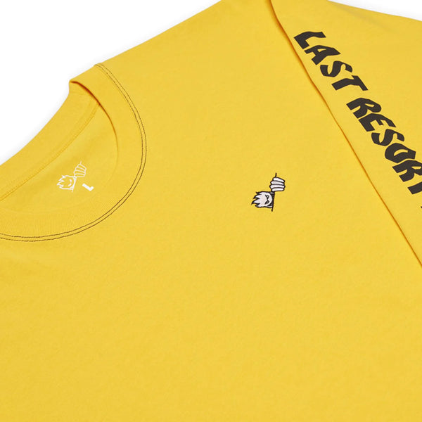 LAST RESORT AB LRxSF LS Tee Yellow